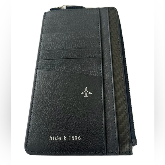 hide k 1896 RFID Blue Leather Travel Documents
Wallet - Picture 3 of 5